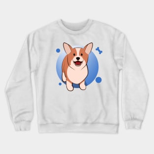 Cute corgi cartoon Crewneck Sweatshirt